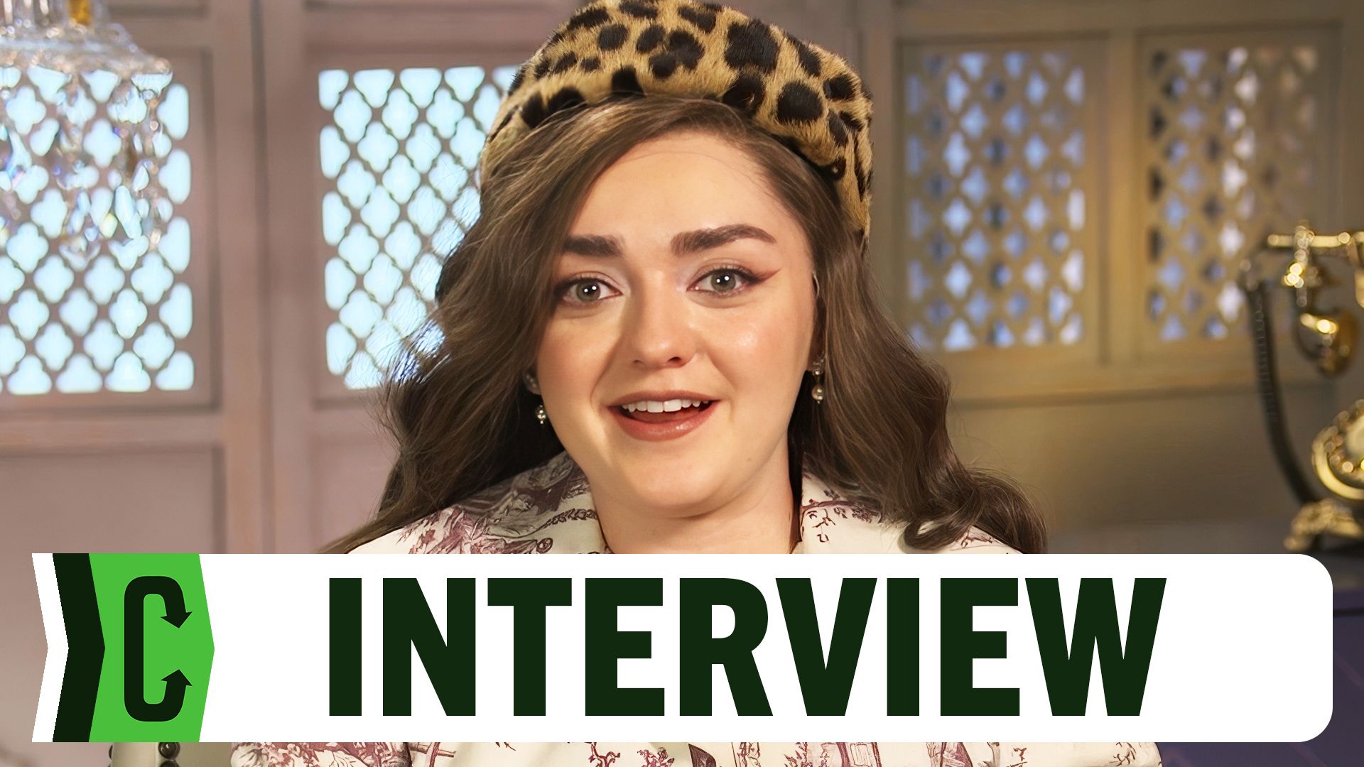 Maisie Williams at the junket for The New Look 