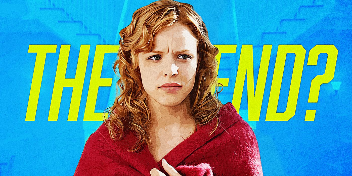 Rachel McAdams as Allie in The Notebook, looking confused and superimposed over text that reads 