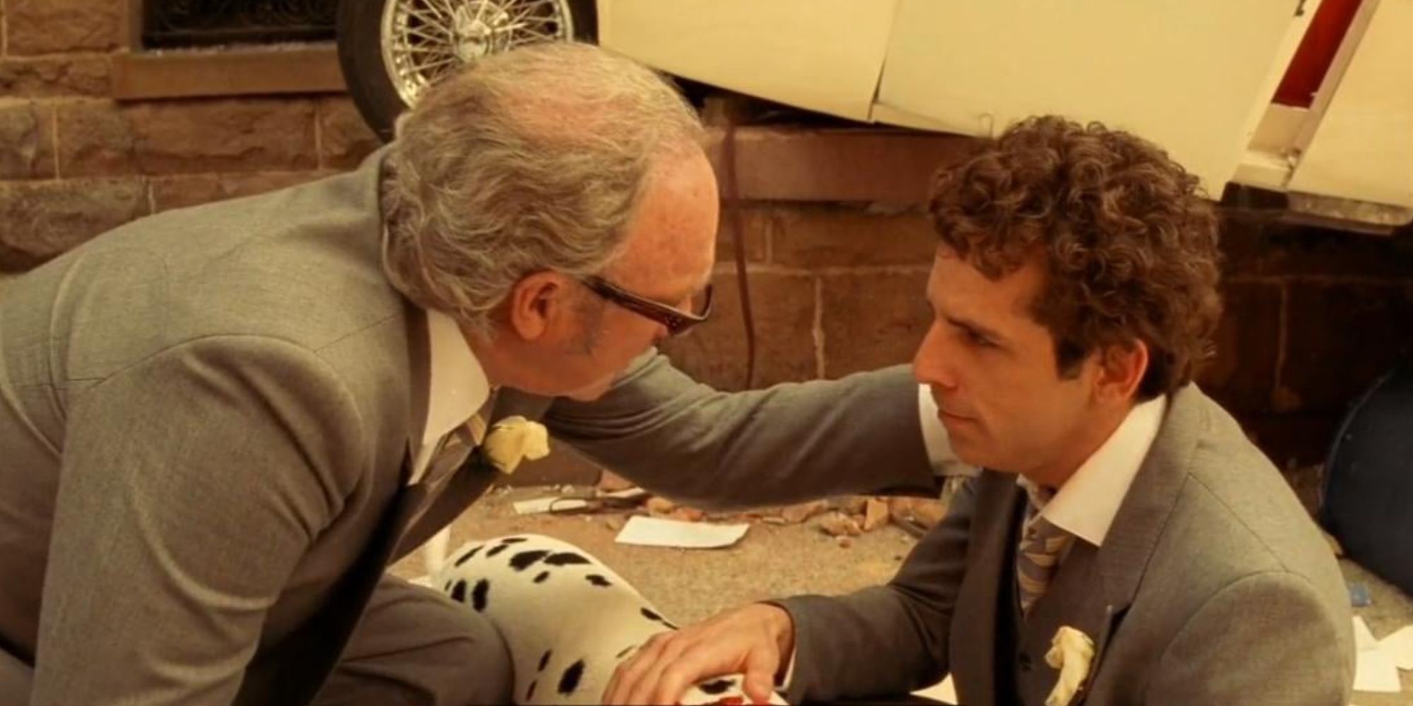 Royal comforting Chaz in The Royal Tenenbaums