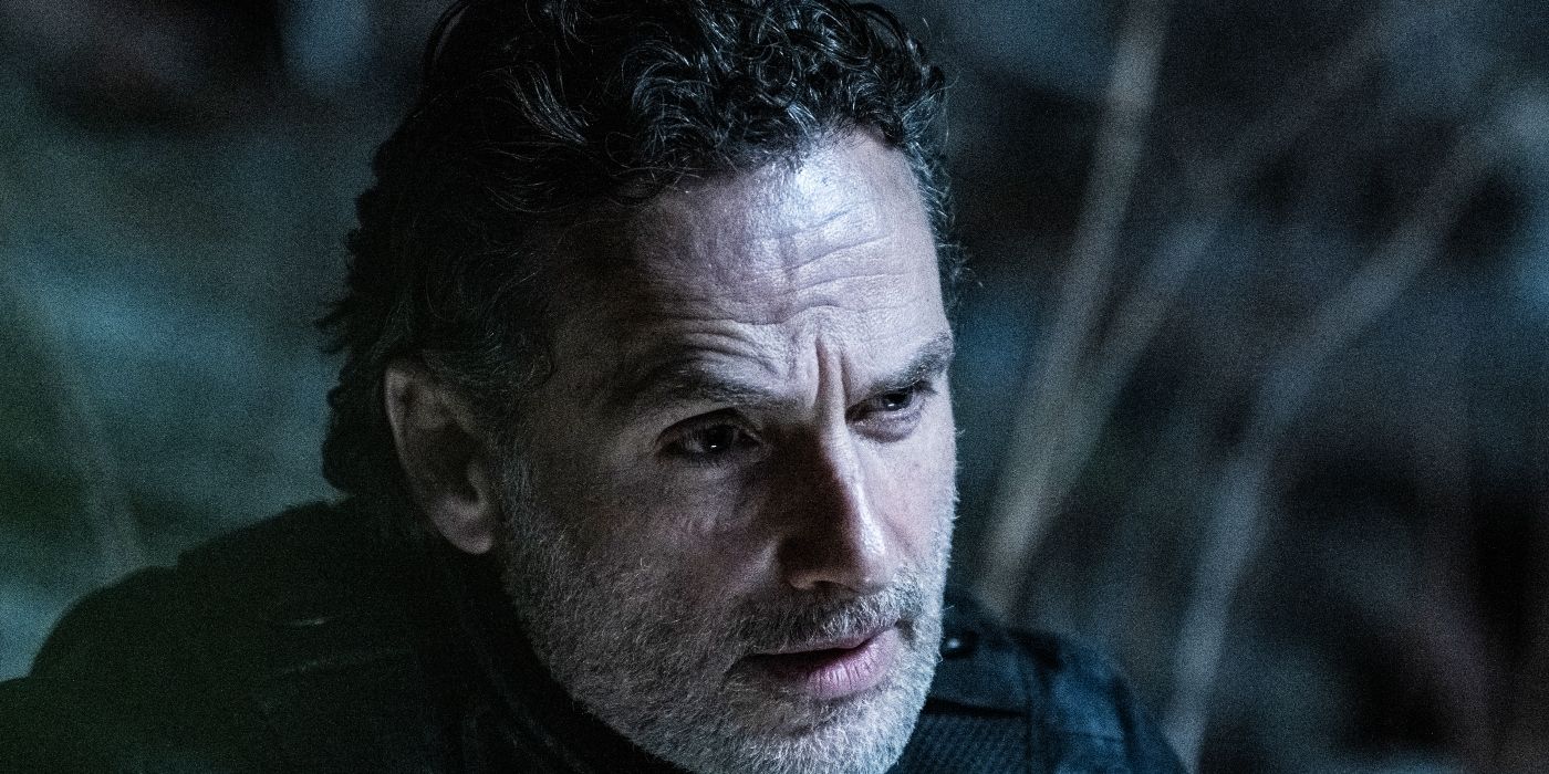 Andrew Lincoln's Rick Grimes as a CRM soldier in The Walking Dead: The Ones Who Live 
