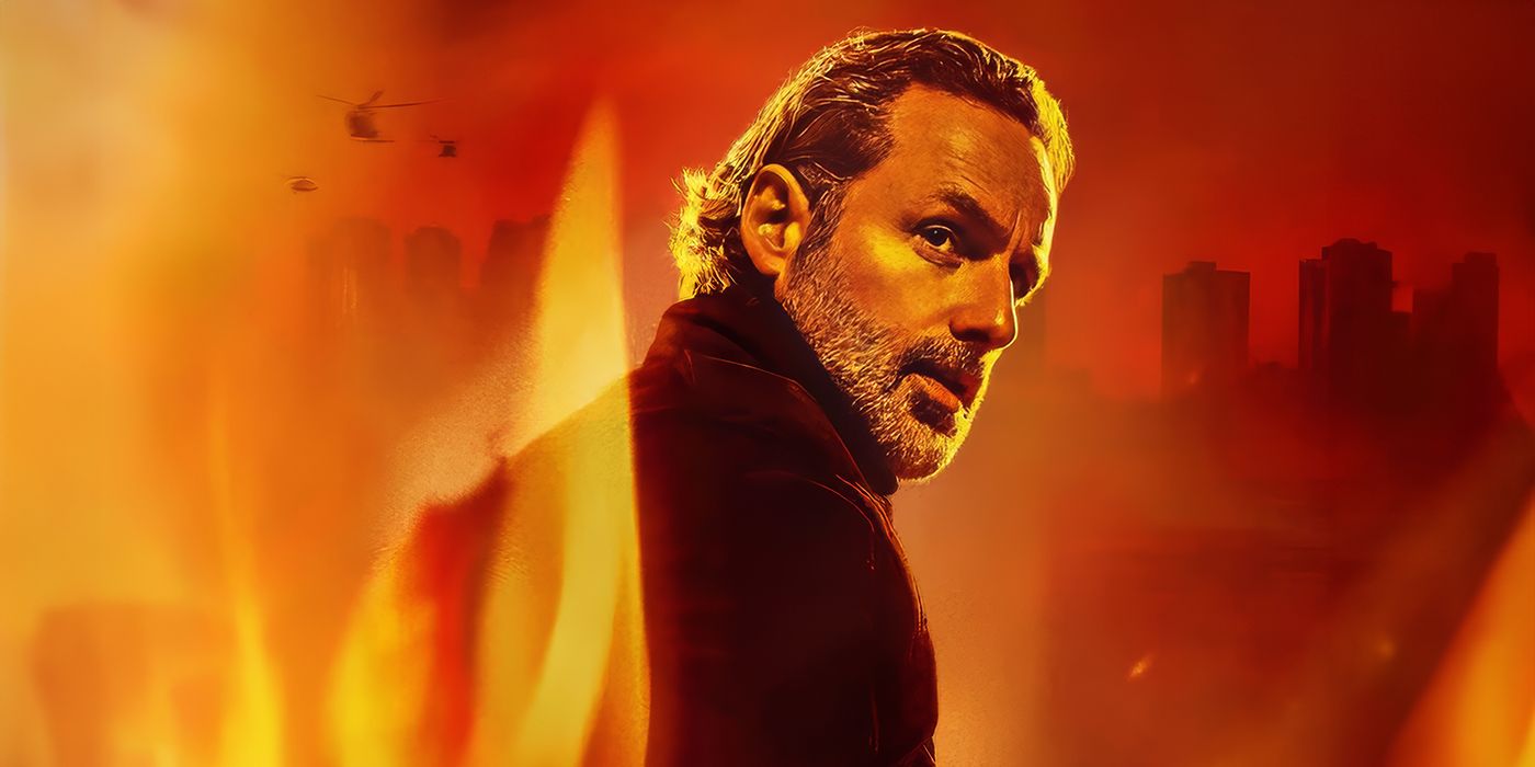 Andrew Lincoln in a promotional image for The Walking Dead: The Ones Who Live