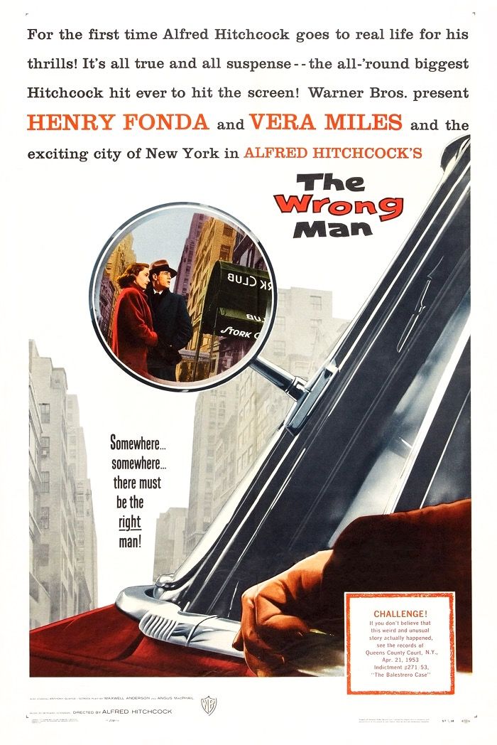 The Wrong Man 1956 Film Poster