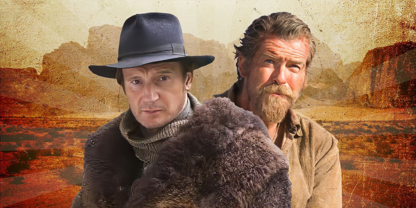 This Gritty Western Starring Liam Neeson and Pierce Brosnan Flips
