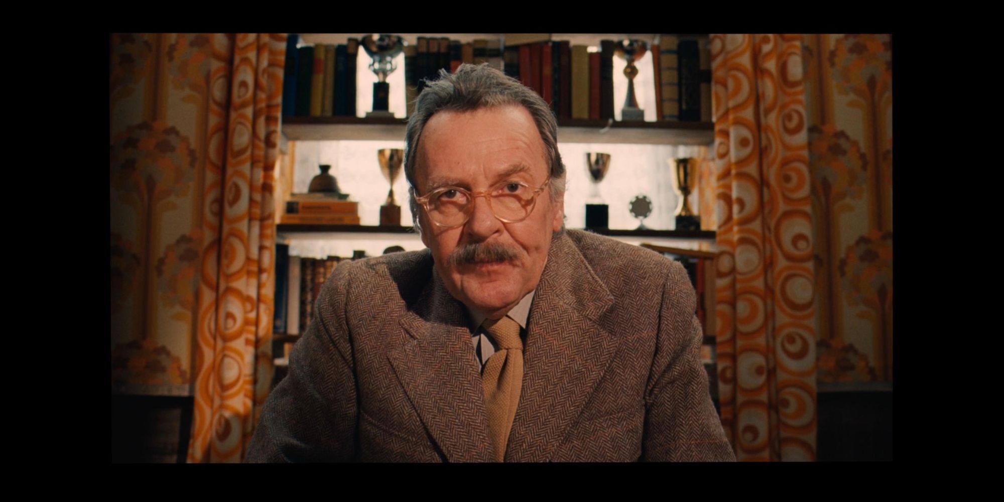 Tom Wilkinson as the Author in The Grand Budapest Hotel