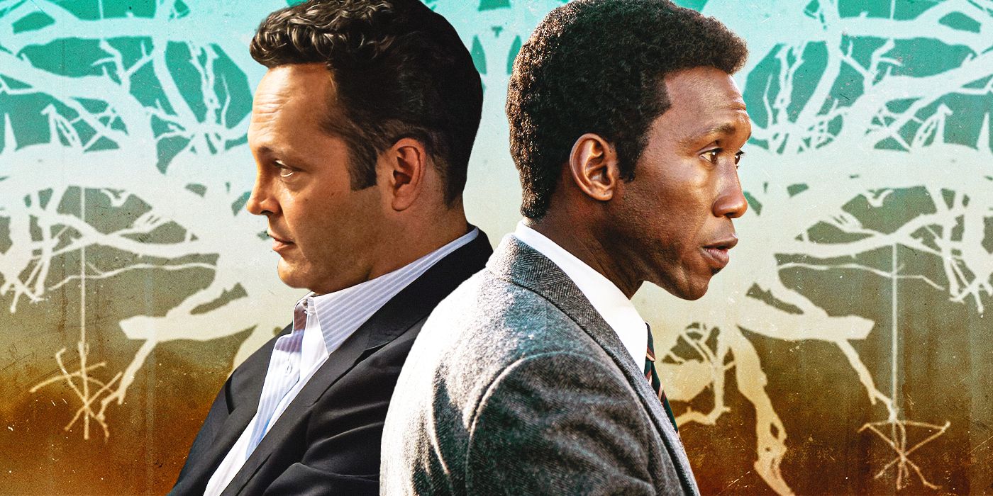 A custom image of True Detective characters played by Vince Vaughn and Mahershala Ali