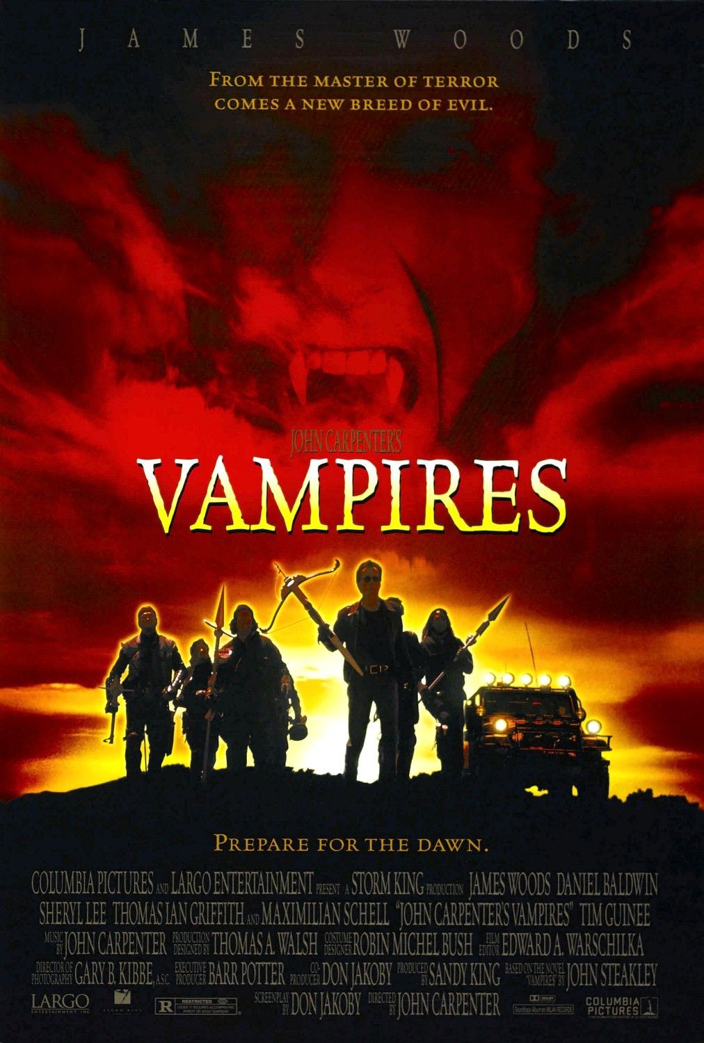 Official poster for John Carpenter's Vampires