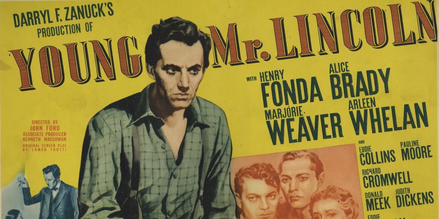 Poster for Henry Fonda and John Ford's Young Mr. Lincoln
