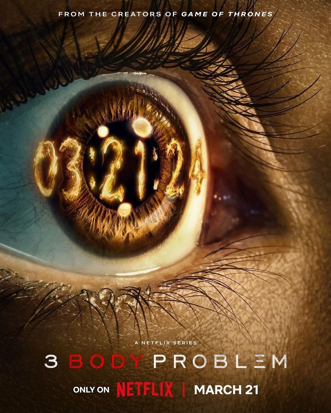 Netflix's 3 Body Problem poster