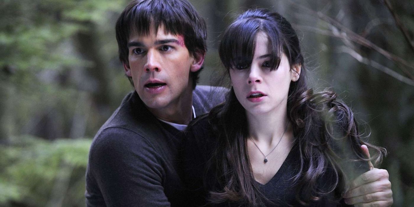 Abby (Elaine Cassidy) and Henry (Christopher Gorham) in Harper's Island