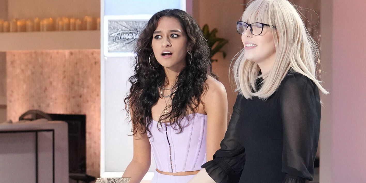 Alyssa Raghu and Julia Davo together in front of judges at American Idol-2024 Auditions