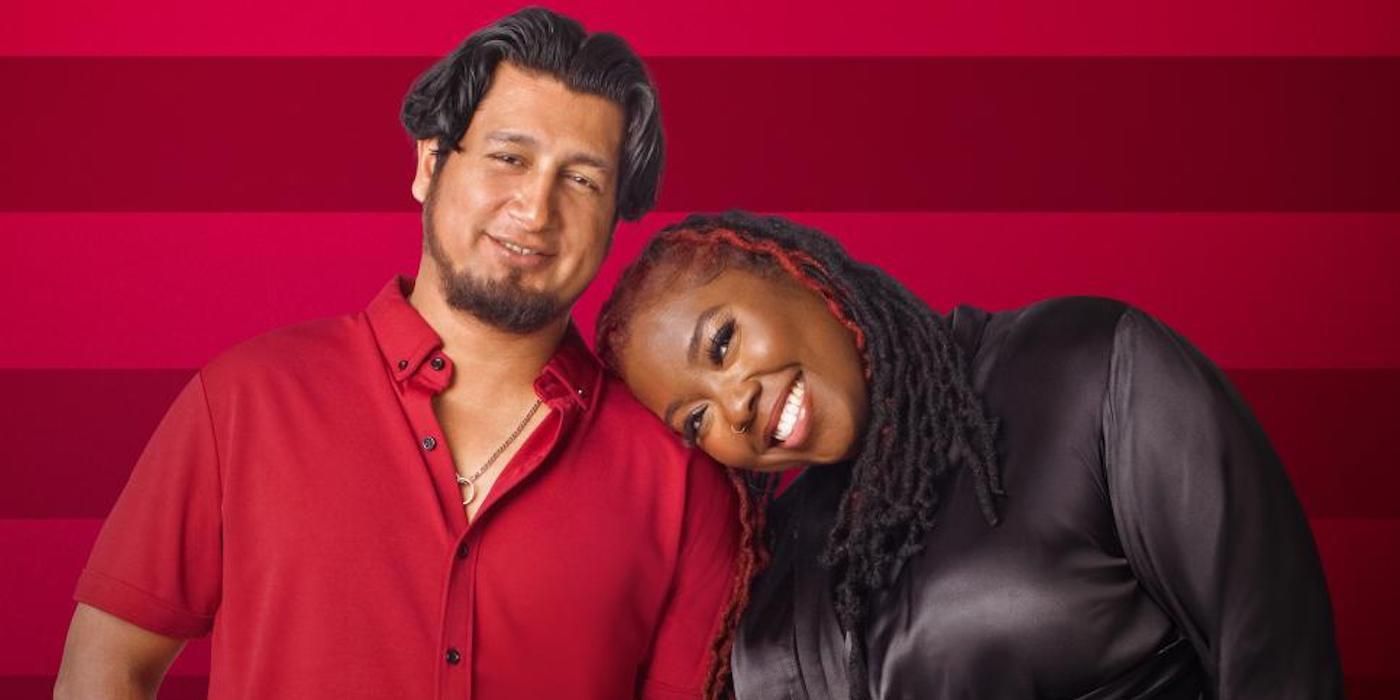 Ashley Michelle and Manuel-Vëlez in a promo still 90 Day Fiance: Hapilly Ever After Season 8.