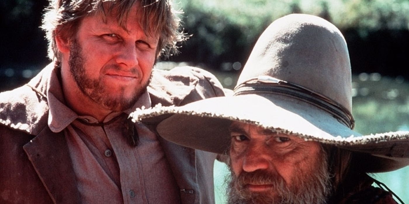 Gary Busey and Willie Nelson in 'Barbarosa' (1982)