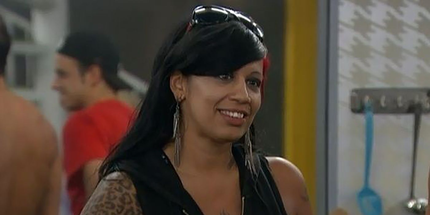 Jenn from Big Brother smiling.