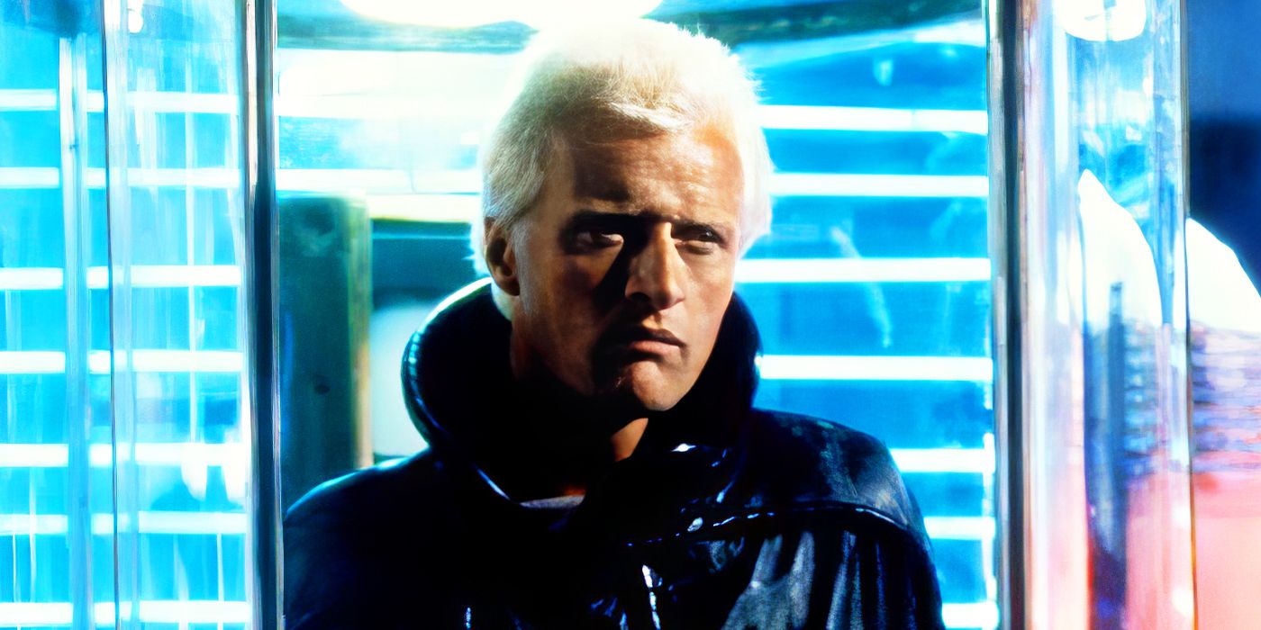 Rutger Hauer as Ray in Blade Runner, with a filter enhancing the colors
