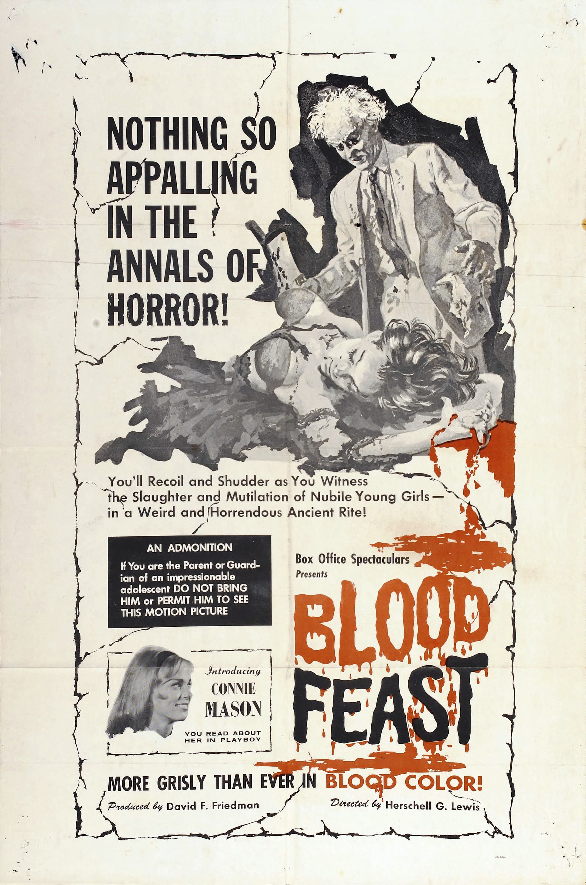 Official poster for Blood Feast (1963)