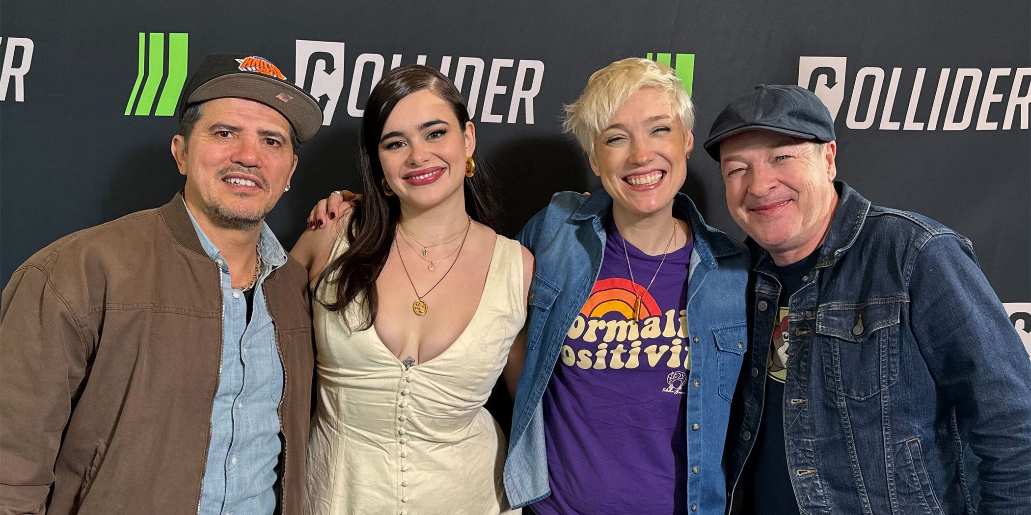 The cast and crew of Bob Trevino Likes It pose for a photo at SXSW 2024