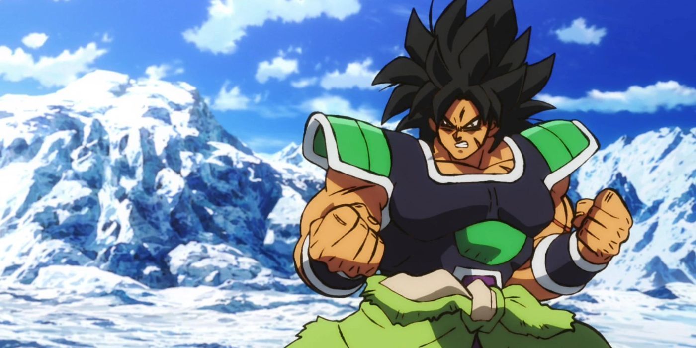 Broly standing in the arctic in Dragon Ball Super: Broly