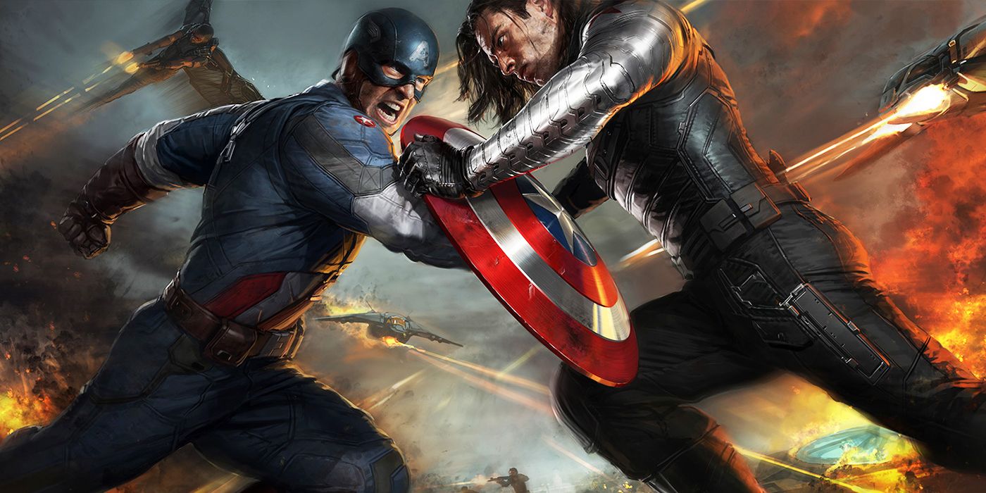 Official publicity art for Captain America: The Winter Soldier