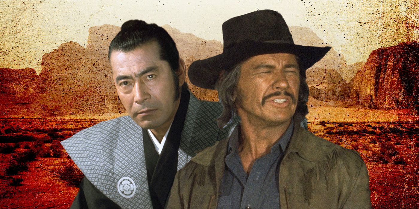 A custom image of Charles Bronson and Toshirō Mifune in Red Sun (1971)