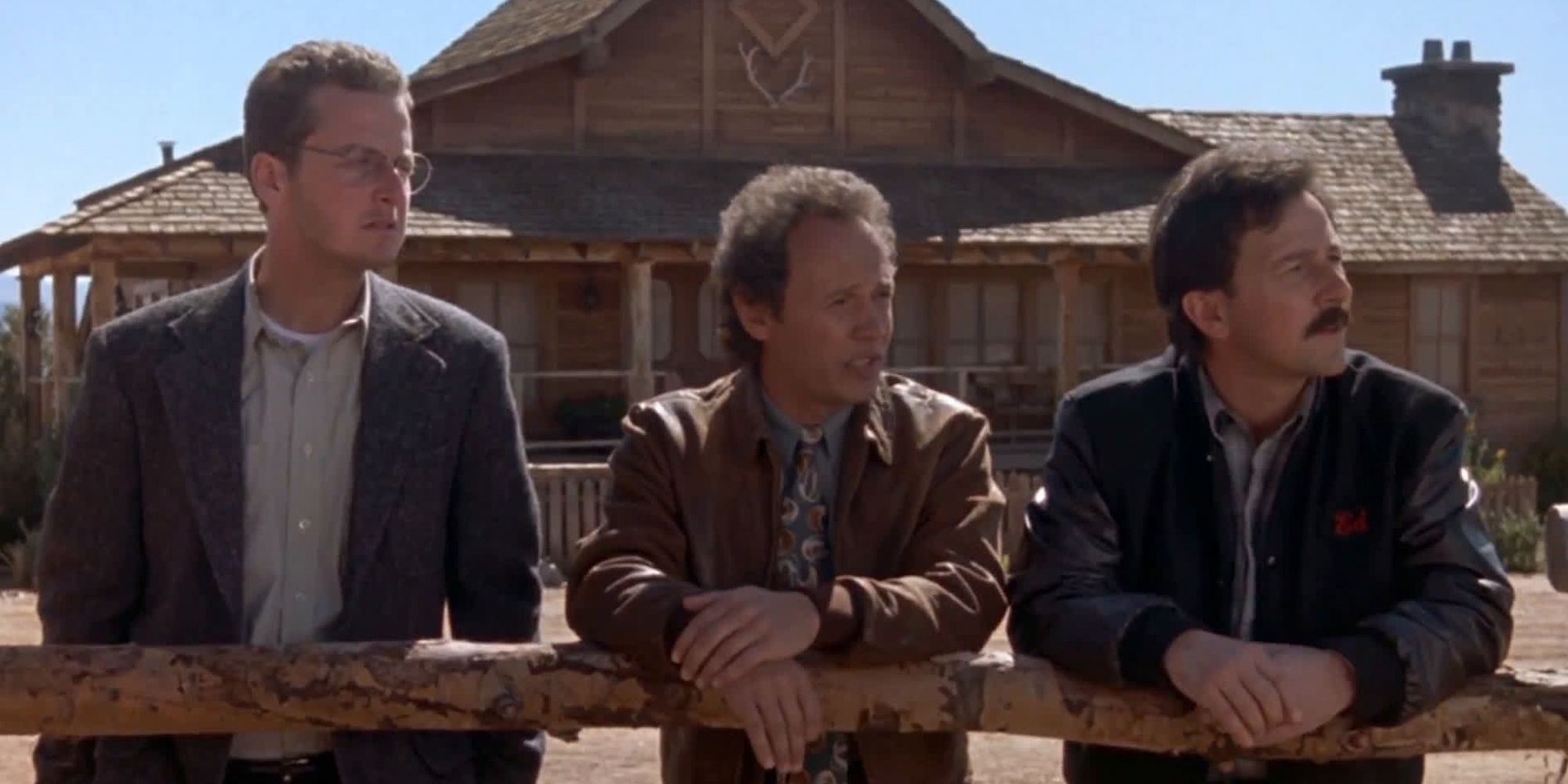 Billy Crystal, Daniel Stern, and Bruno Kirby in City Slickers 