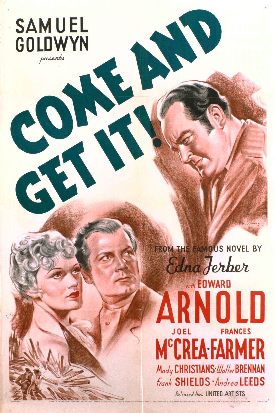 Ven y consíguelo cartel de la película de 1936