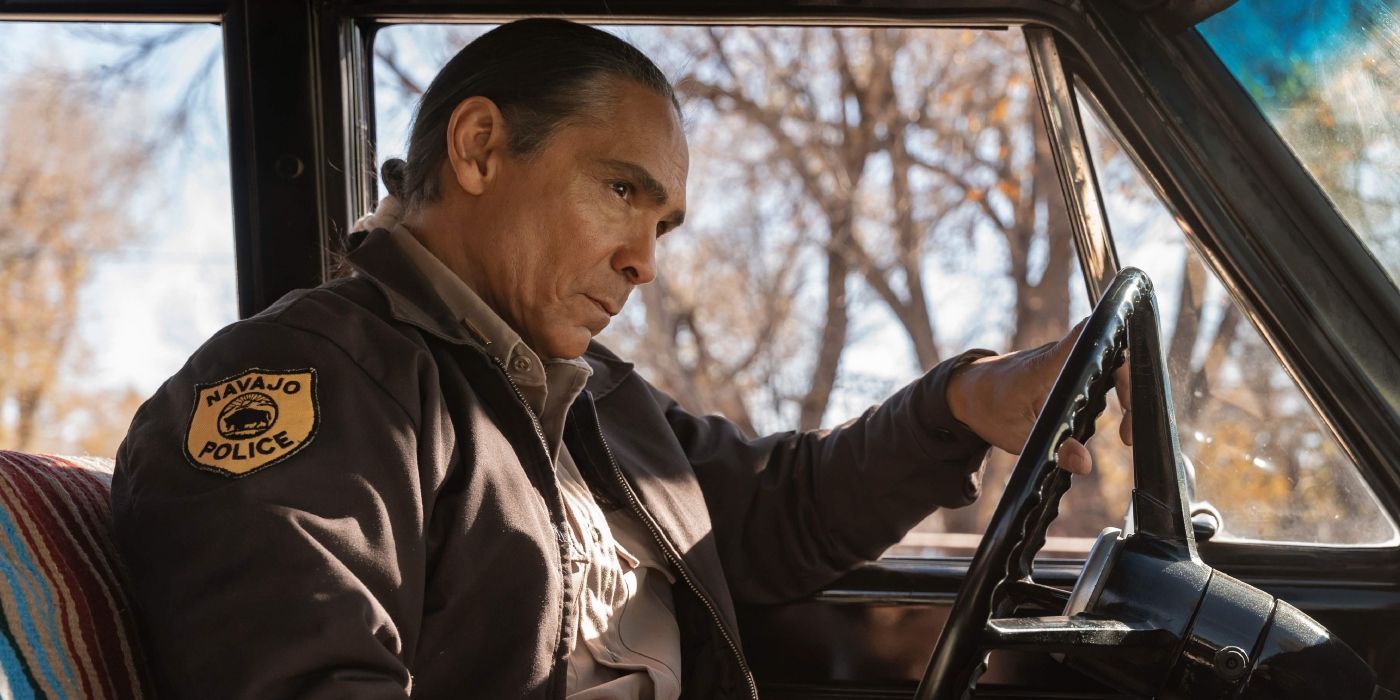 Zahn McClarnon as Joe Leaphorn in Dark Winds?