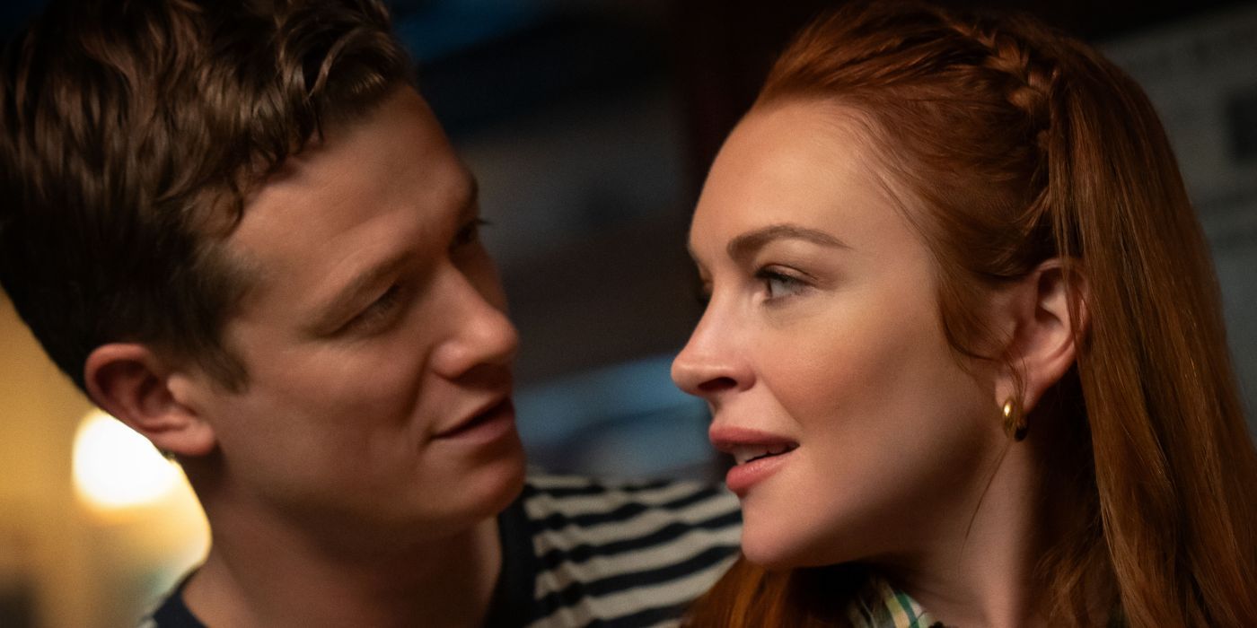 Ed Speelers and Lindsay Lohan as James and Maddie in Irish Wish