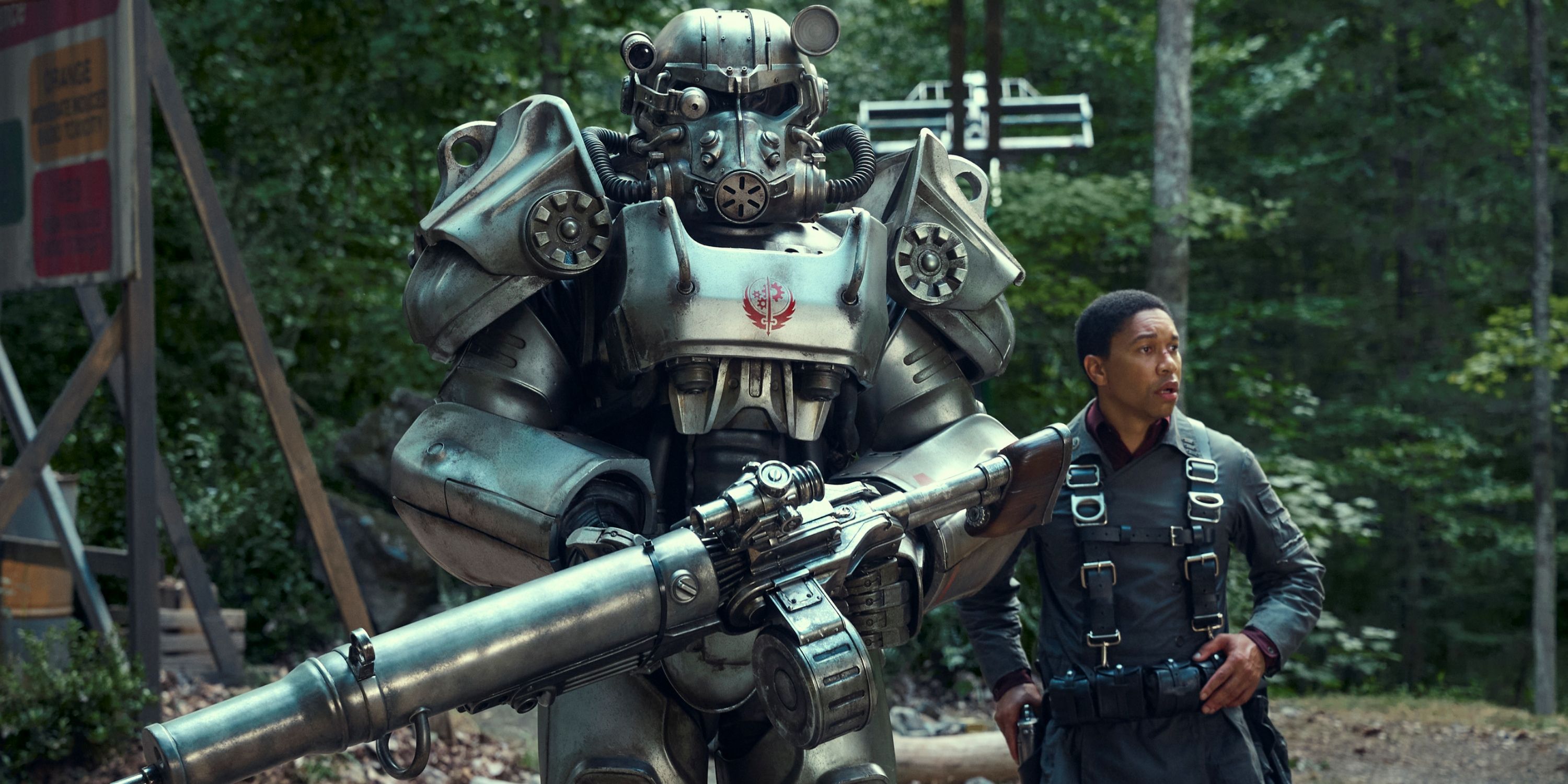 Aaron Moten as Brotherhood of Steel member Maximus in the Prime Video series Fallout