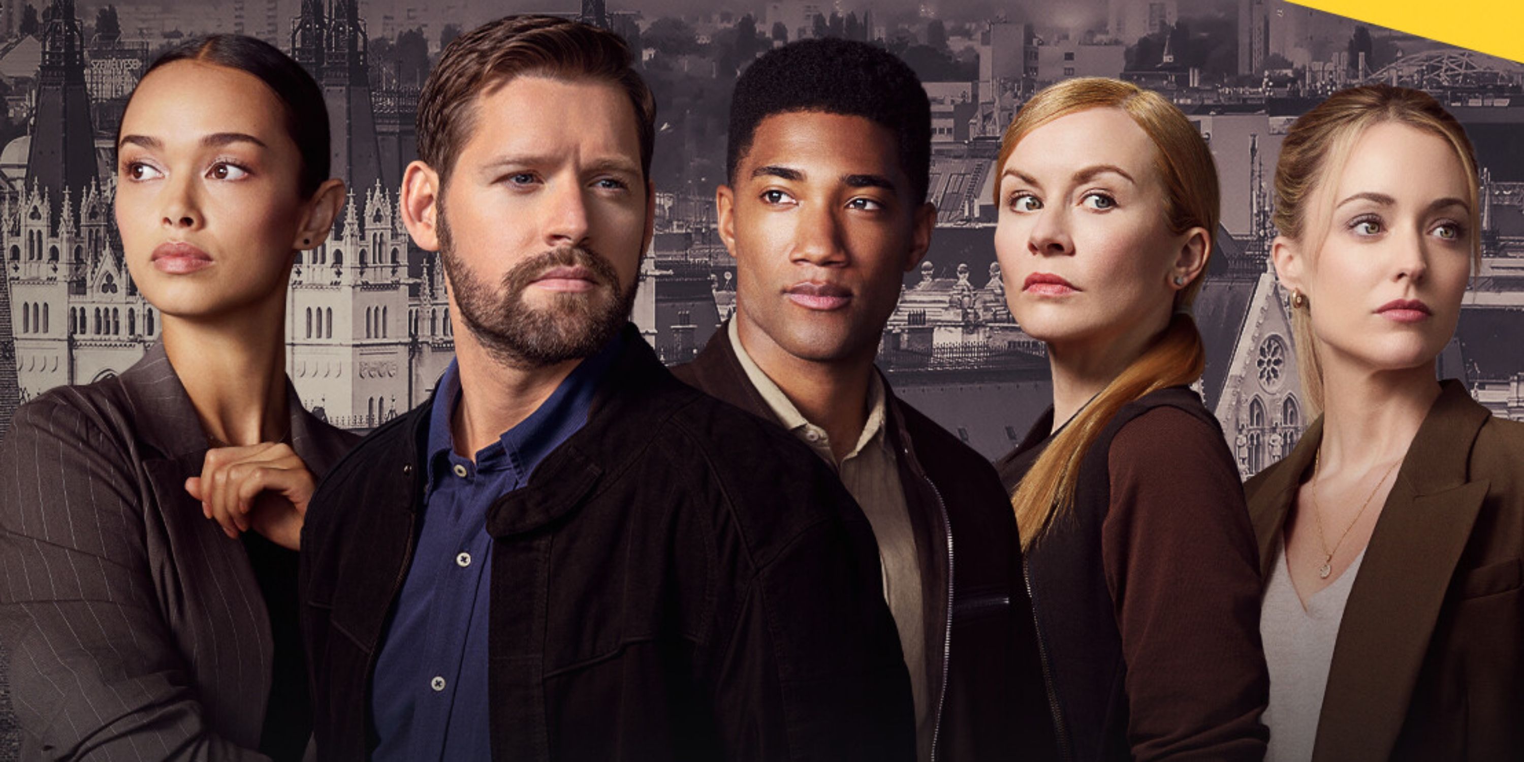 Collage of the cast, including Vinessa Vidotto as Cameron Vo, on Season 3's poster