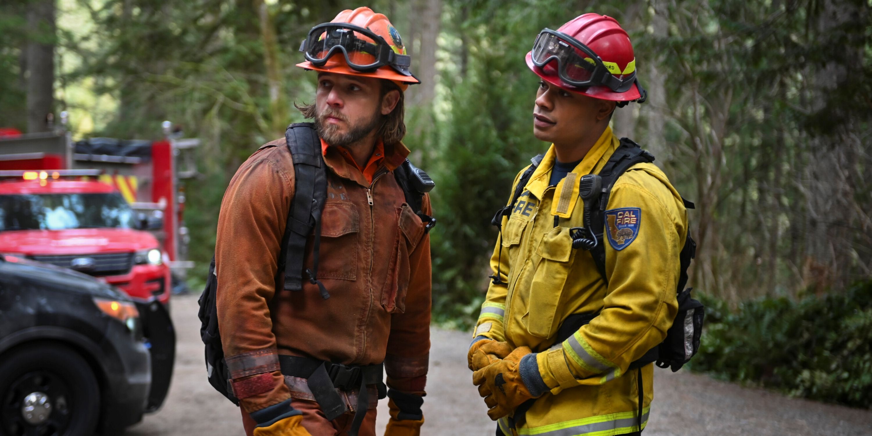 Max Thieriot as Borde Leone and Jordan Calloway as Jake Crawford in Episode 3 of Season 2 of 