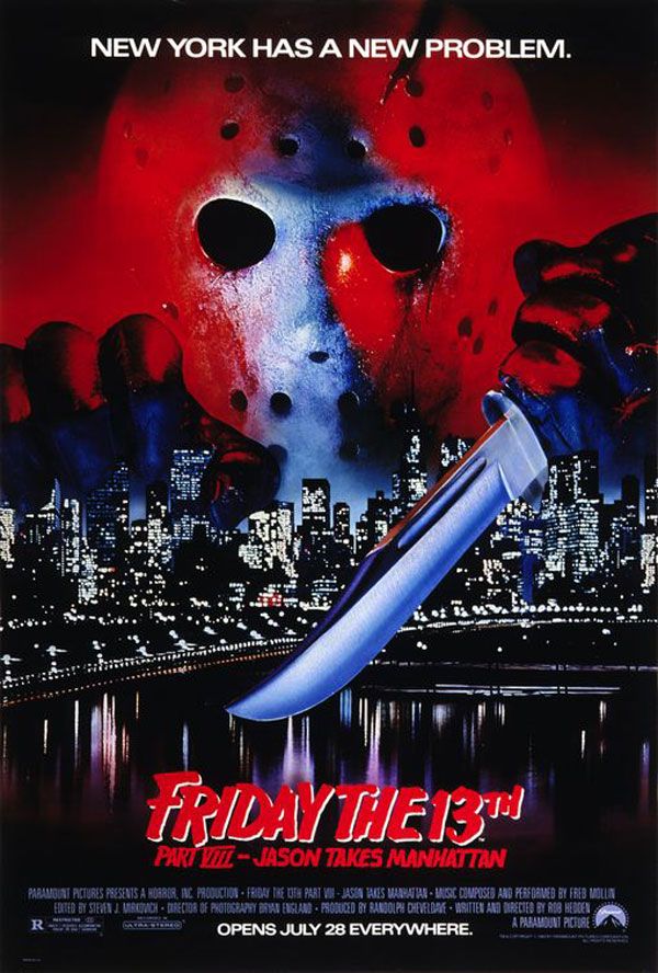 Friday the 13th Part VIII Jason Takes Manhattan Poster