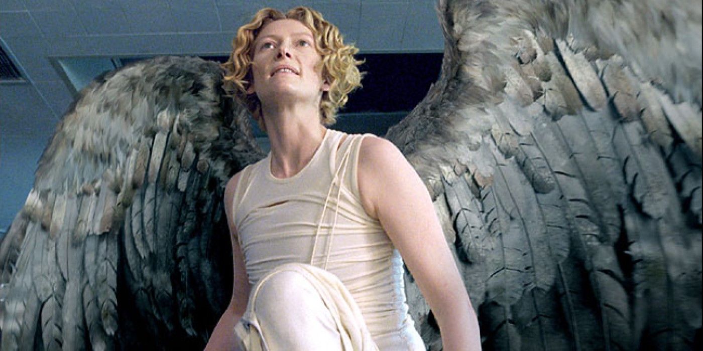 Tilda Swinton is Gabriel in “Constantine”