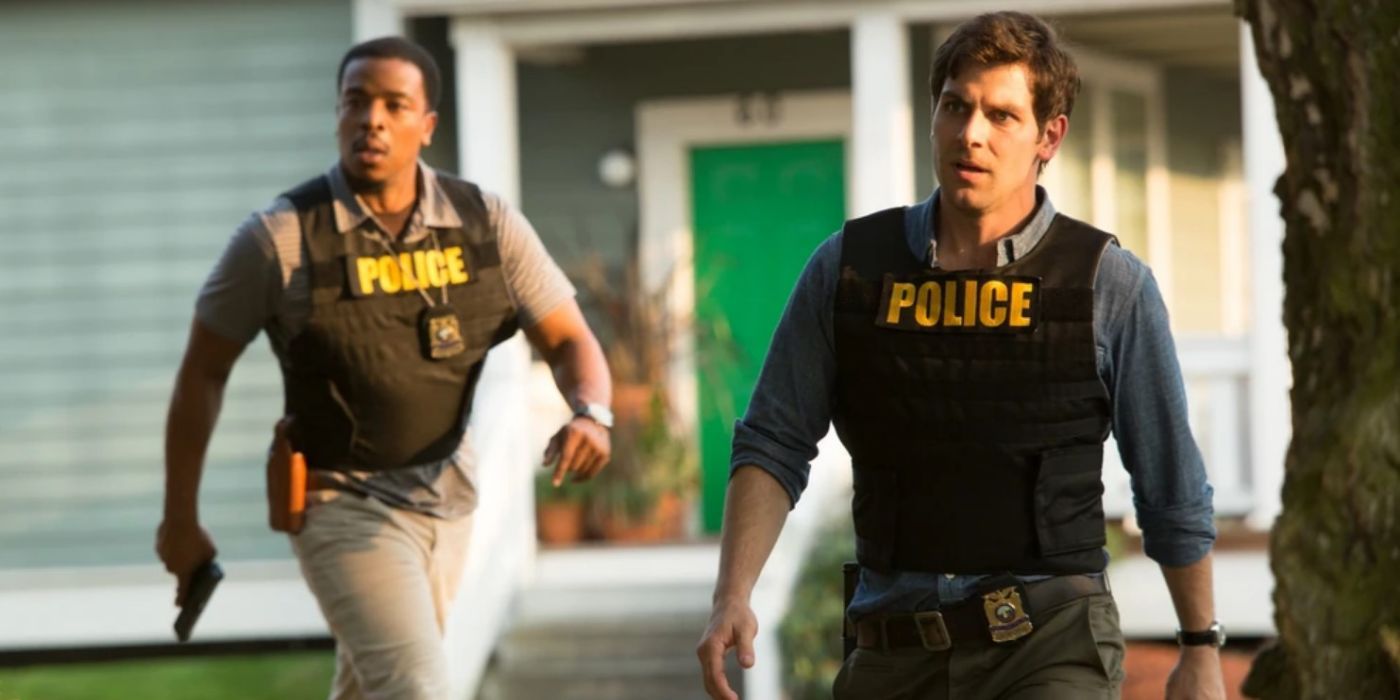 Nick and Hank in police gear in 'Grimm'