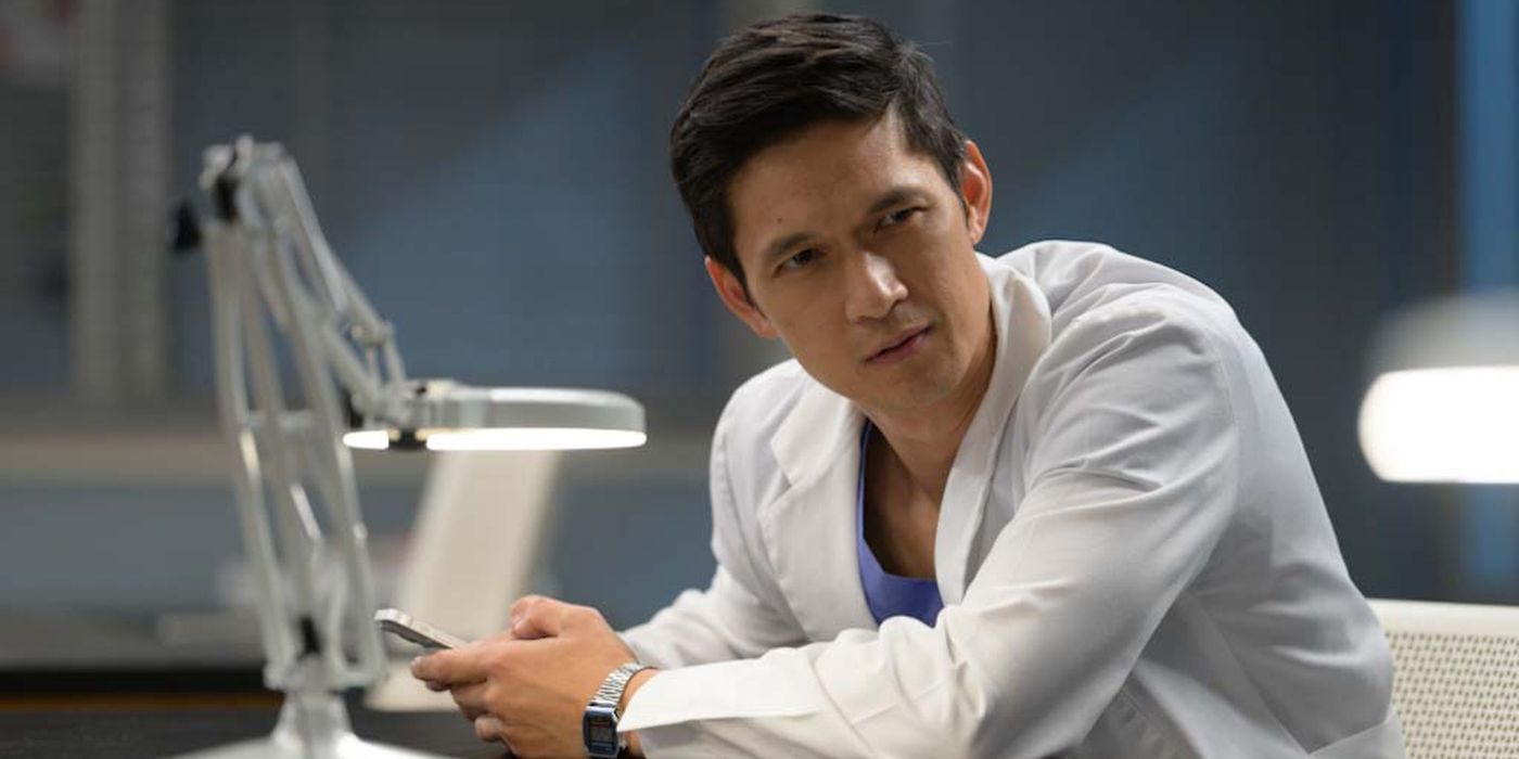 Harry Shum Jr as Benson Kwan on Grey's Anatomy Season 20.