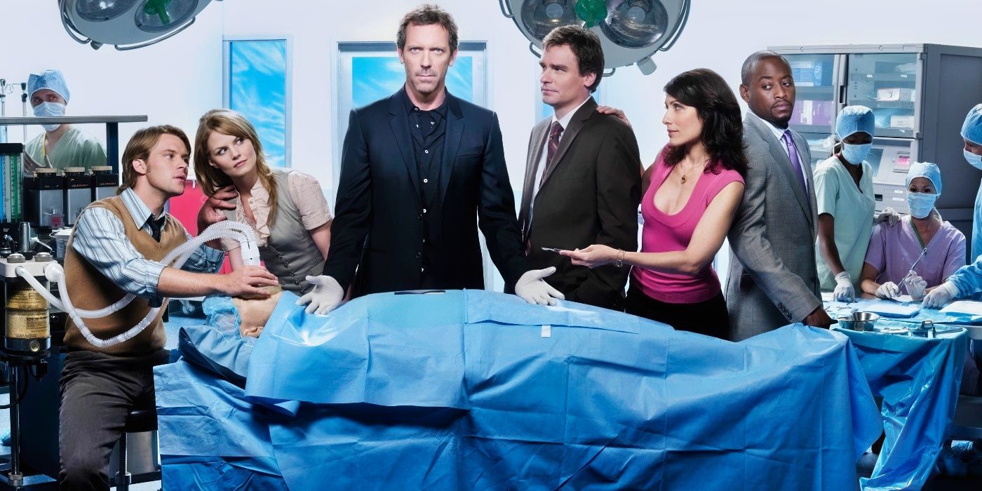 The cast of House M.D. in a promo shoot for the series