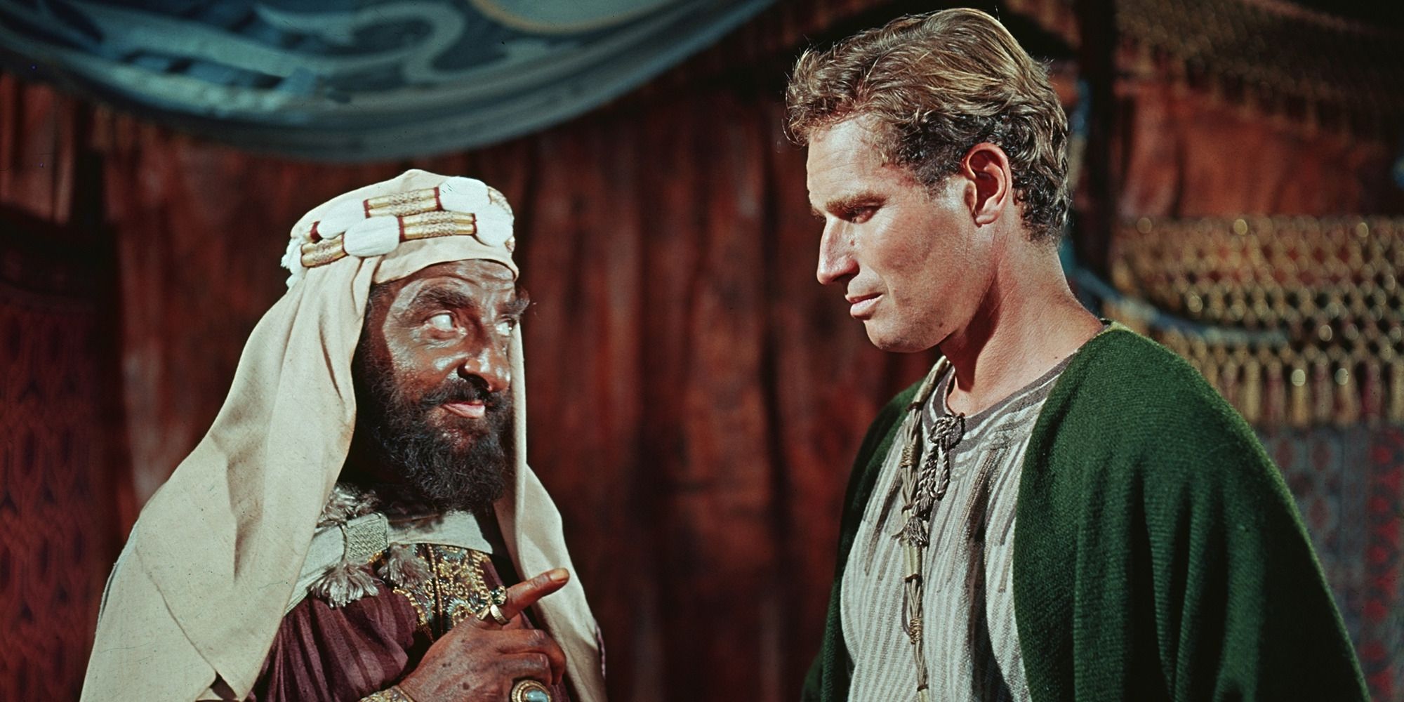 Hugh Griffith and Charlton Heston in &lsquo;Ben-Hur&rsquo;