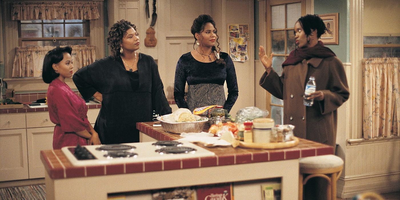 Queen Latifah, Kim Coles, Kim Fields et Erika Alexander dans Living Single