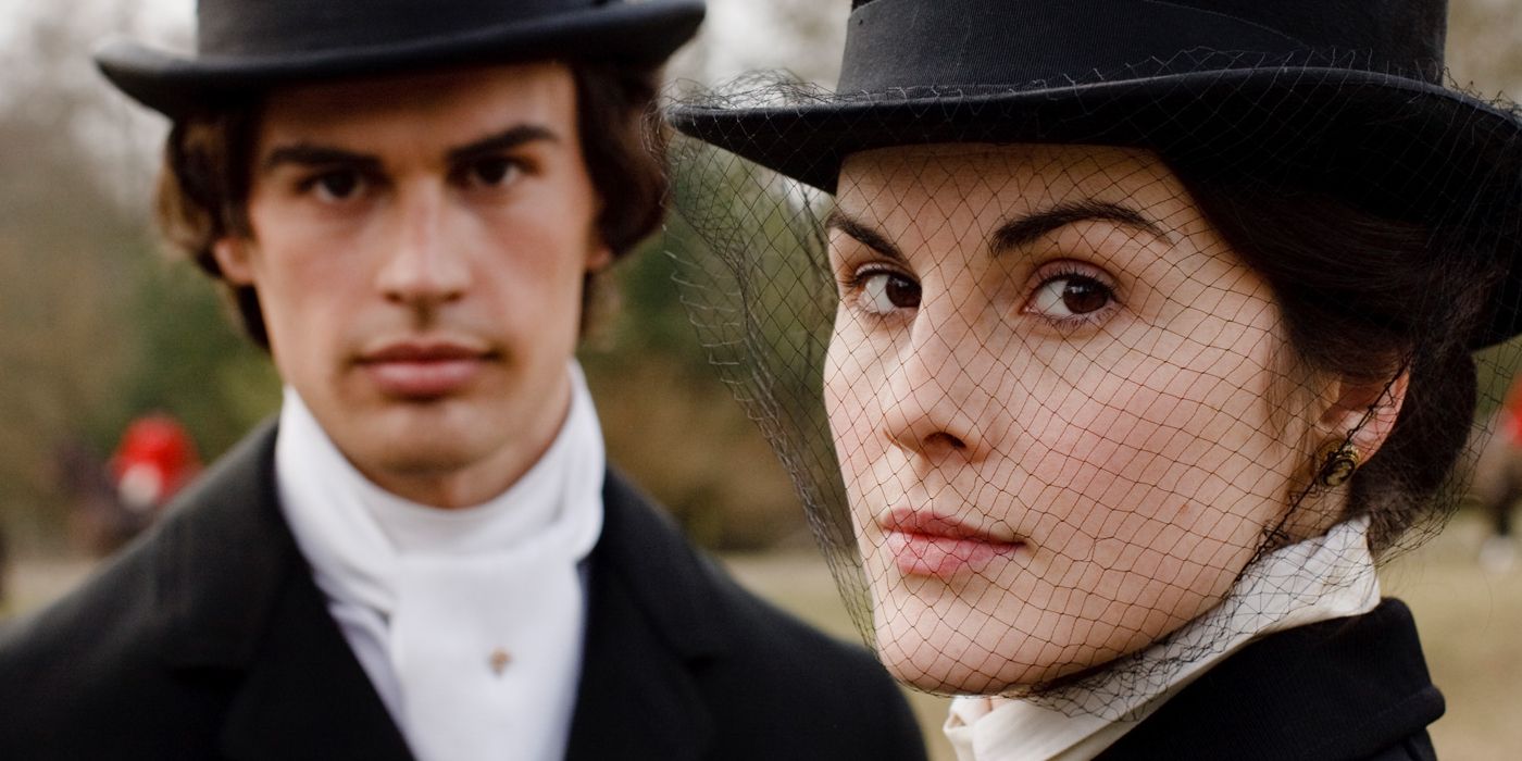 Mary (Michelle Dockery) and Pamuk (Theo James) in Downton Abbey