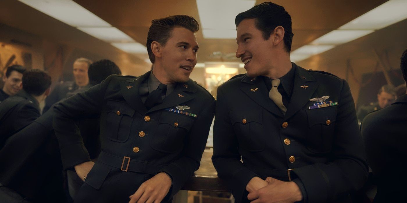 Austin Butler and Callum Turner in Masters of the Air Episode 4
