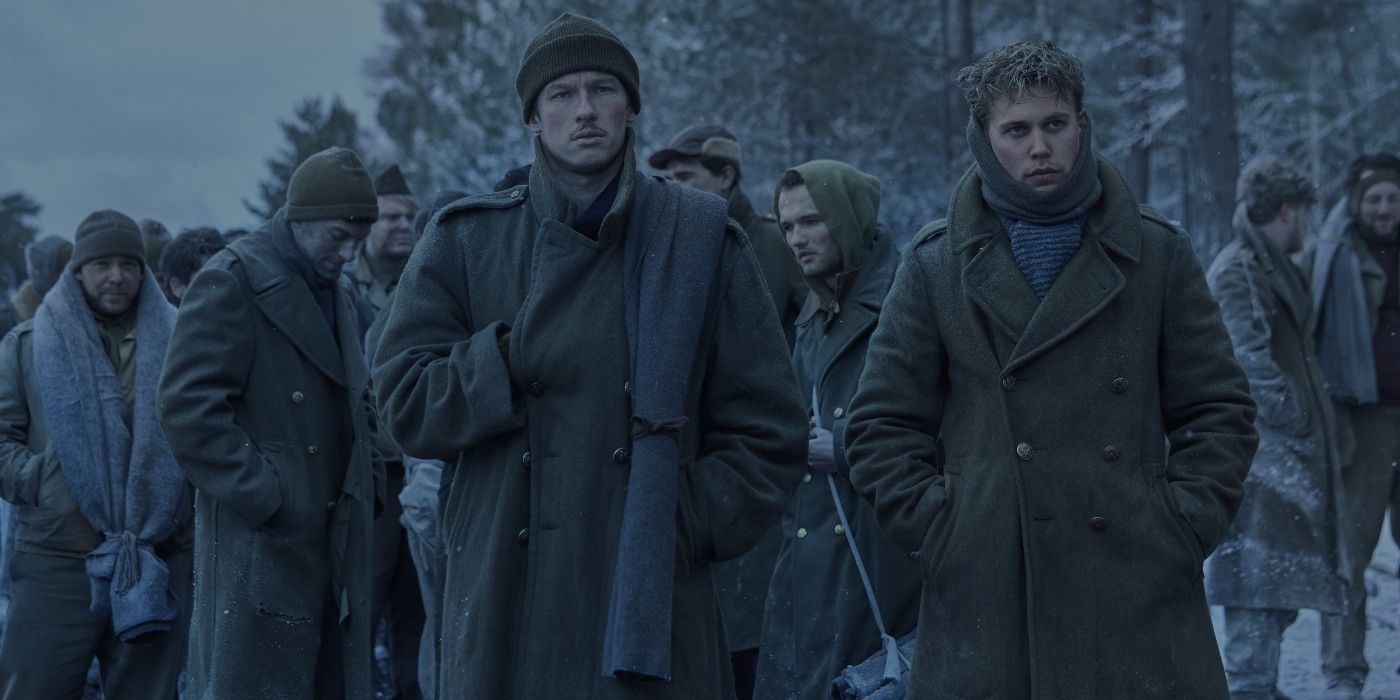 Callum Turner and Austin Butler in Masters of the Air
