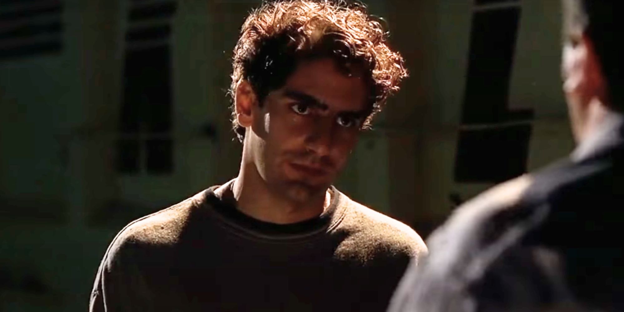 Michael Imperioli looking at someone in The Sopranos
