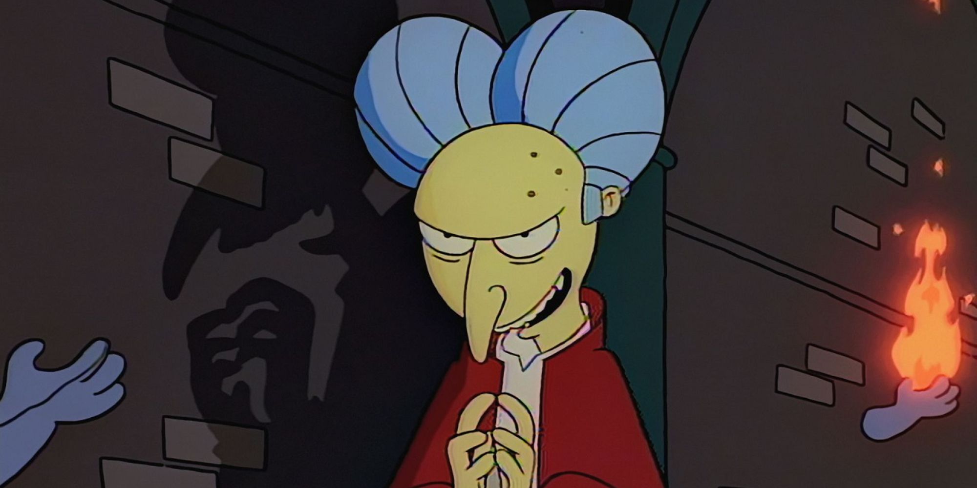 Mr. Burns in the Treehouse of Horror IV episode of The Simpsons