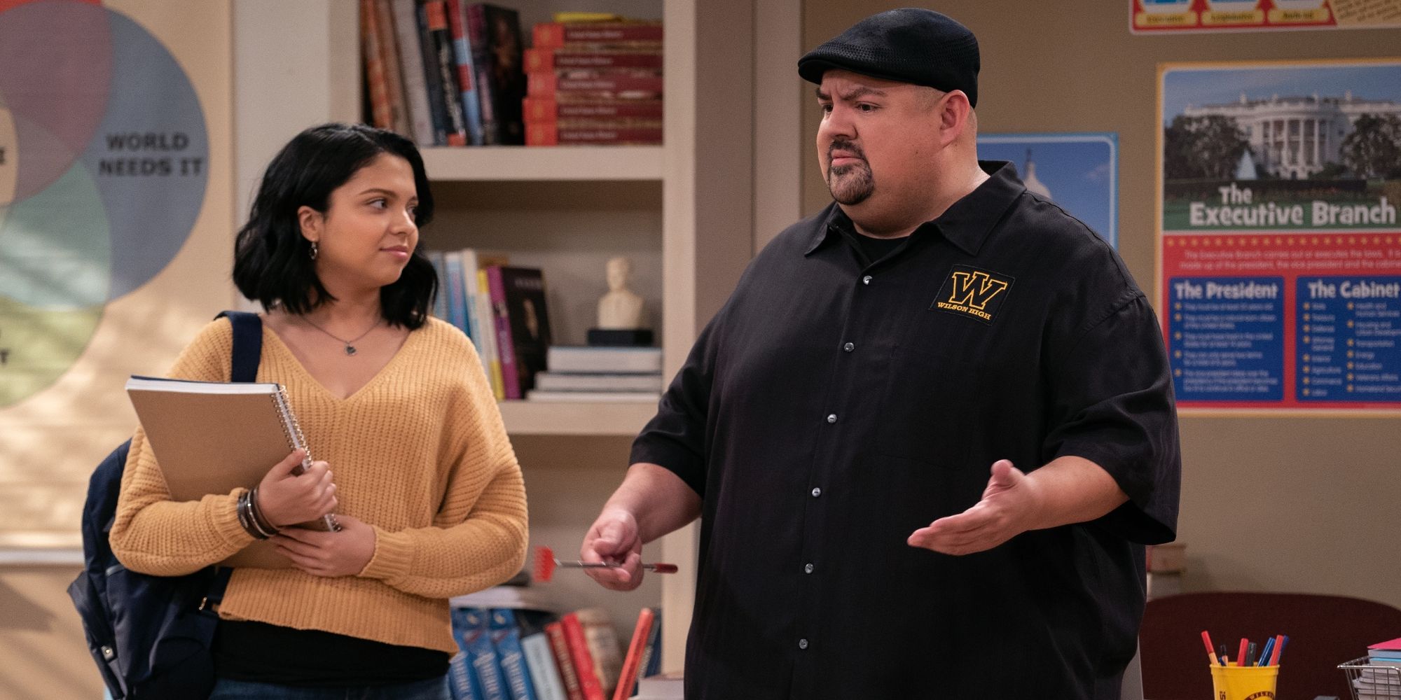 Marisol and Gabe from Mr. Iglesias standing together