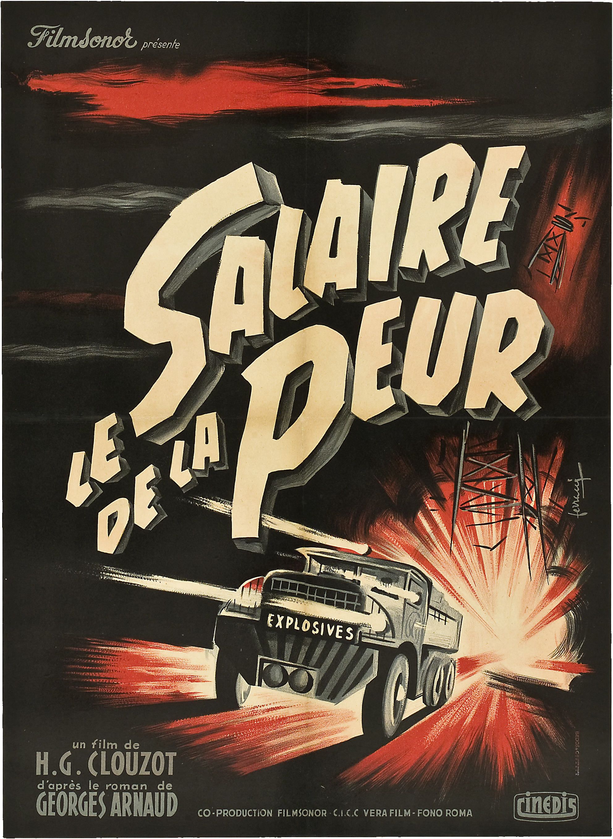 The Wages of Fear (1953) poster