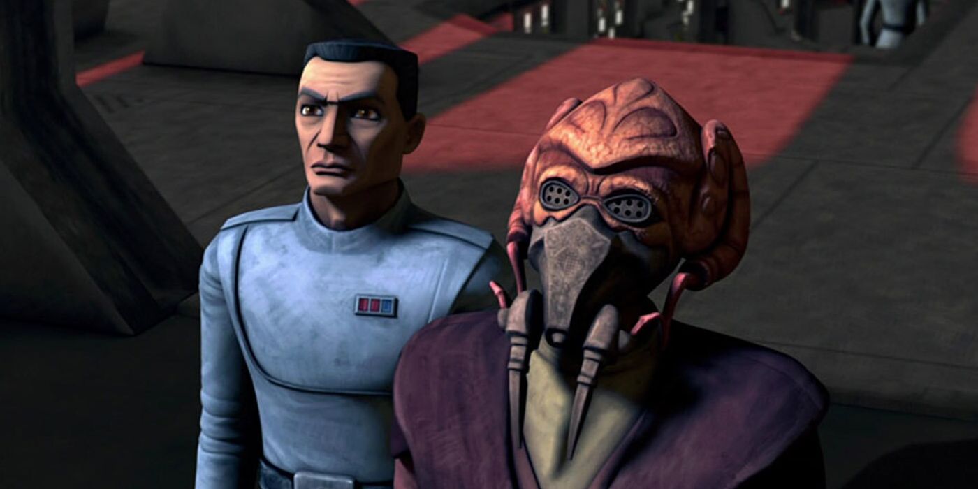 Commander Wolffe and Plo Koon in Star Wars: The Clone Wars