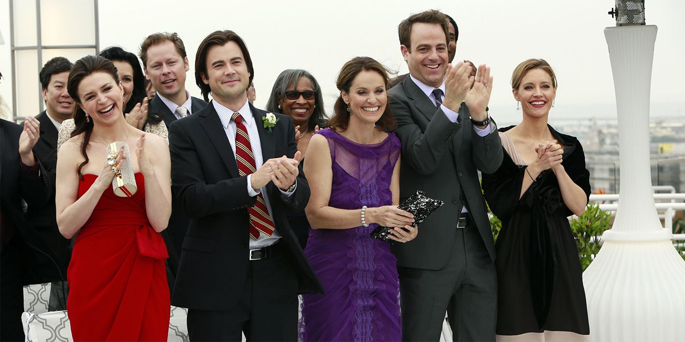 The cast of Private Practice at a wedding