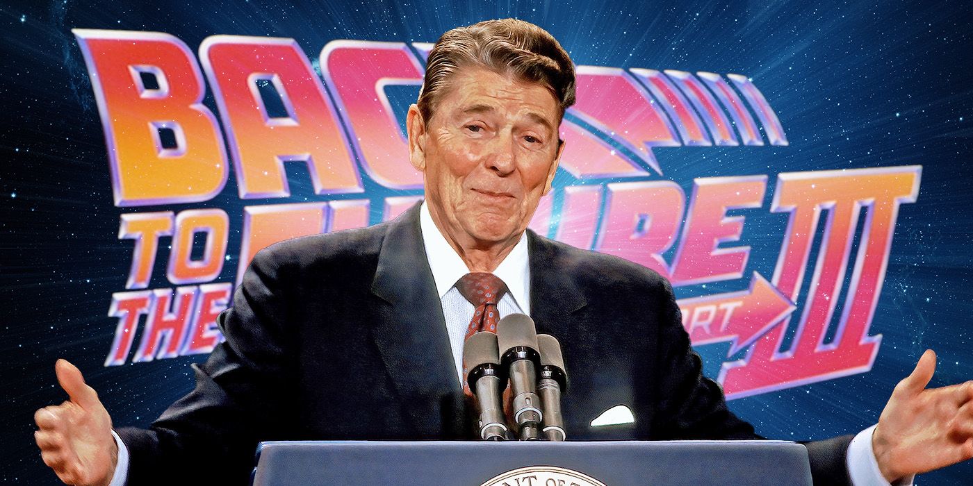 Robert Zemeckis Wanted Ronald Reagan to be in Back to the Future Part III (1)