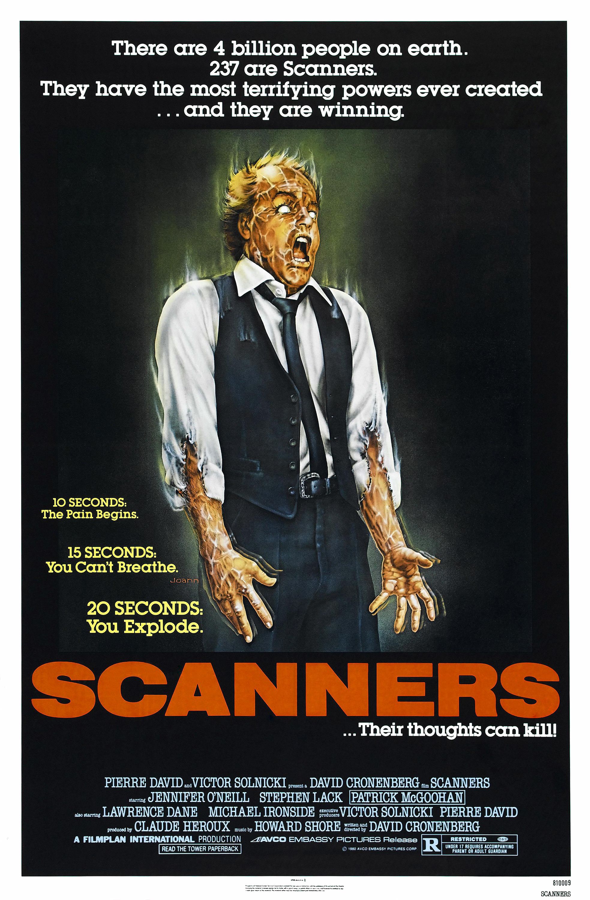 Scanners Film Poster