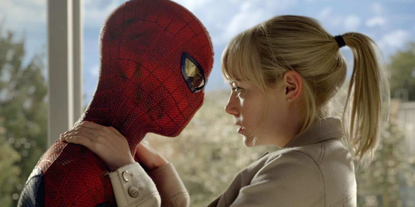 Emma Stone and Andrew Garfield in The Amazing Spider-Man 