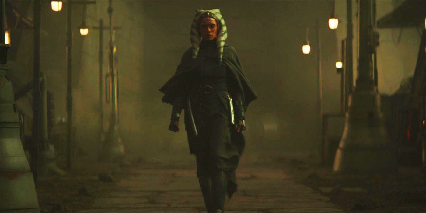 Ahsoka Tano faces off against Magistrate Elsbeth and her soldiers in 'The Mandalorian' Season 2 Episode 5